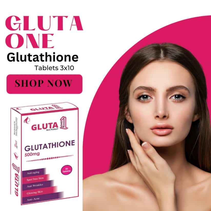 gluta one tablets pack skin lightening pills