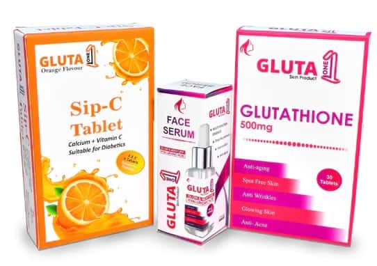 all gluta products for face white