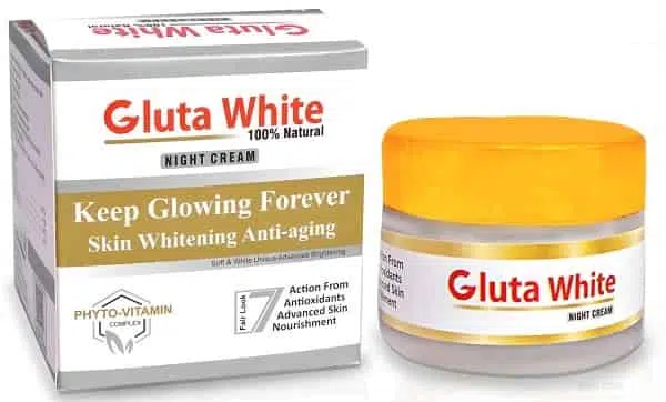 gluta white night cream