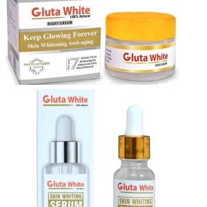 Night Cream and Gluta white serum