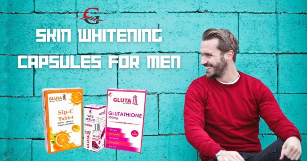 Skin Whitening Capsules for Men Ultimate Choice 2024 Gluta One