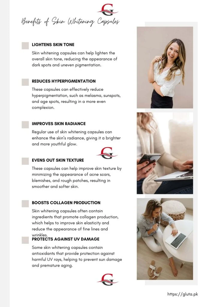 benefits of skin whiyening capsule