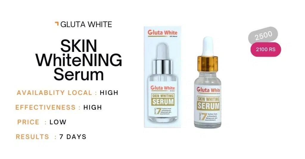 gluta white best glutathione serum in Pakistan