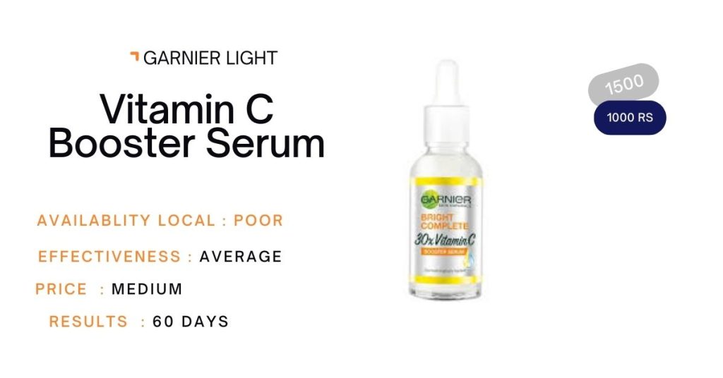 garnier light serum for face
