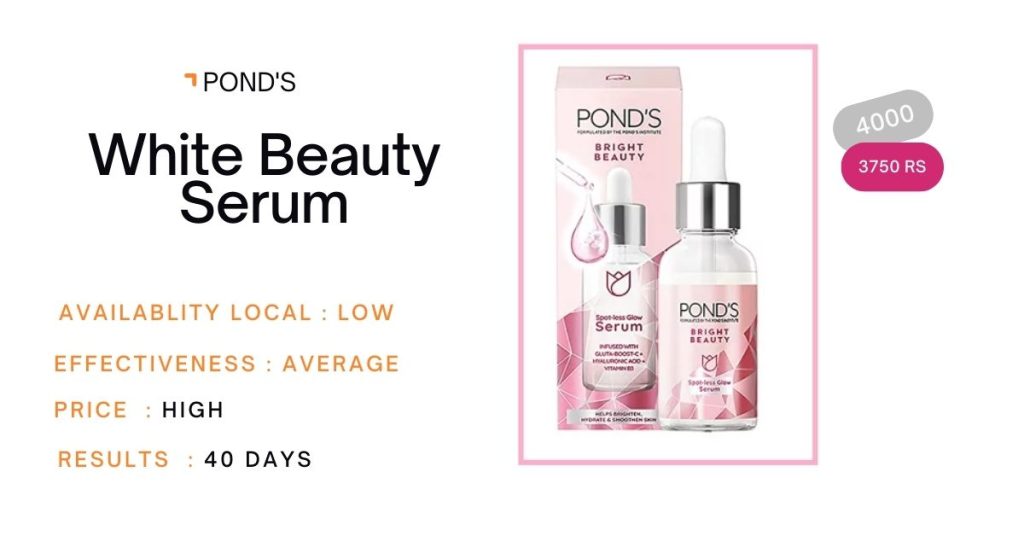 ponds whitening serum for face