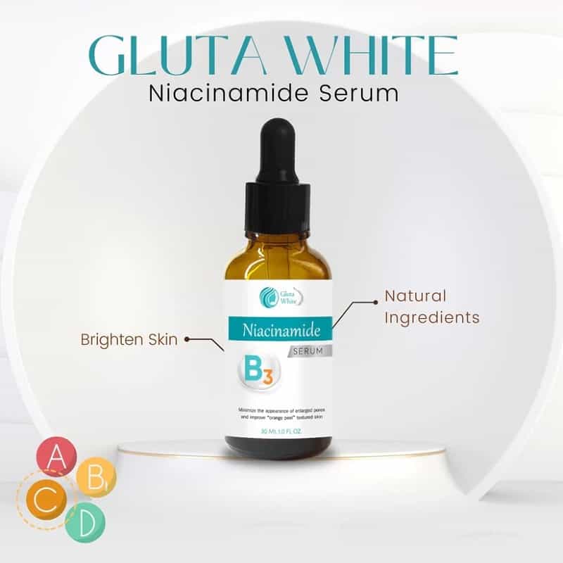 Gluta White Niacinamide open pores serum