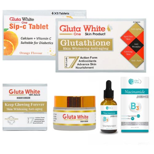 Gluta White 01 Month Deal Gluta White Niacinamide Serum