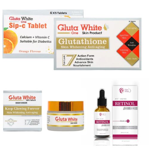 Gluta White 01 Month Deal Gluta White Retinol Serum