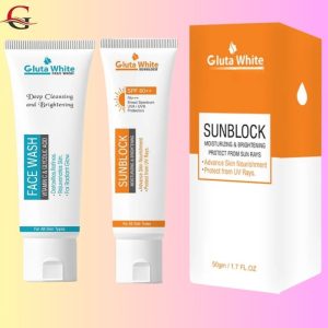 Gluta White Face Wash With Sunblock