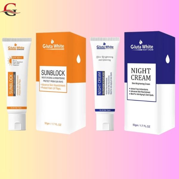 Gluta white Night Cream with Sunblock